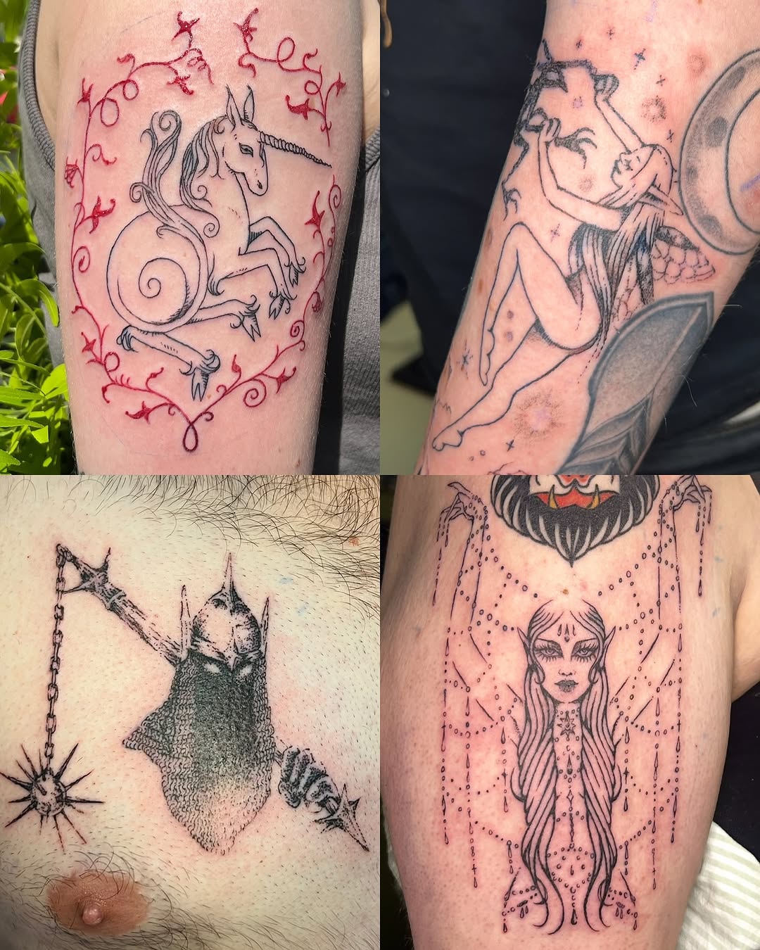 Tattoo by @elvensigils — illustrative, fine_line