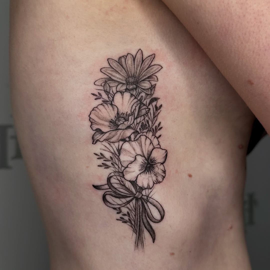 Tattoo by @therubygore โ black_and_grey, fine_line
