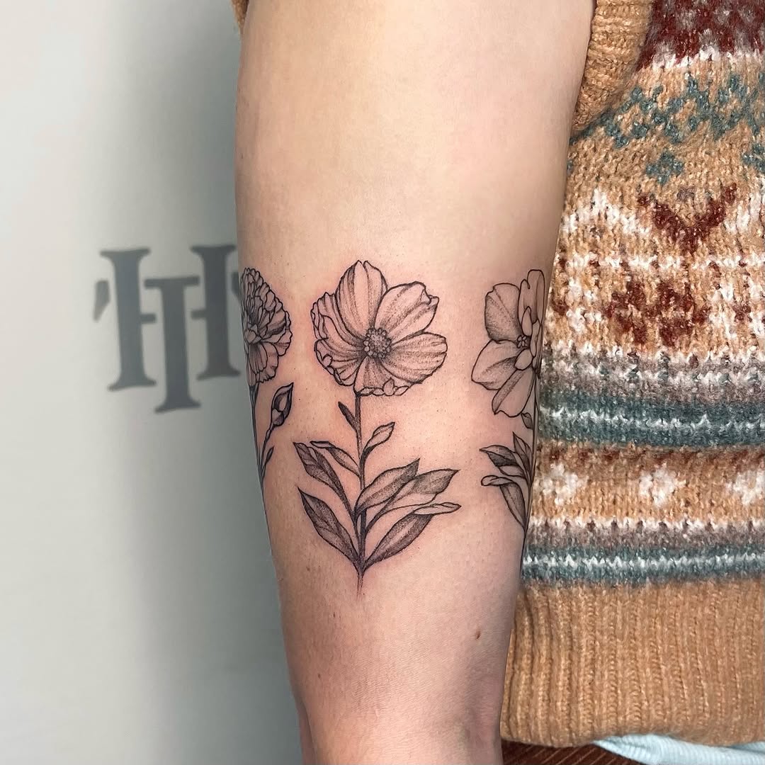 Tattoo by @therubygore โ fine_line, black_and_grey