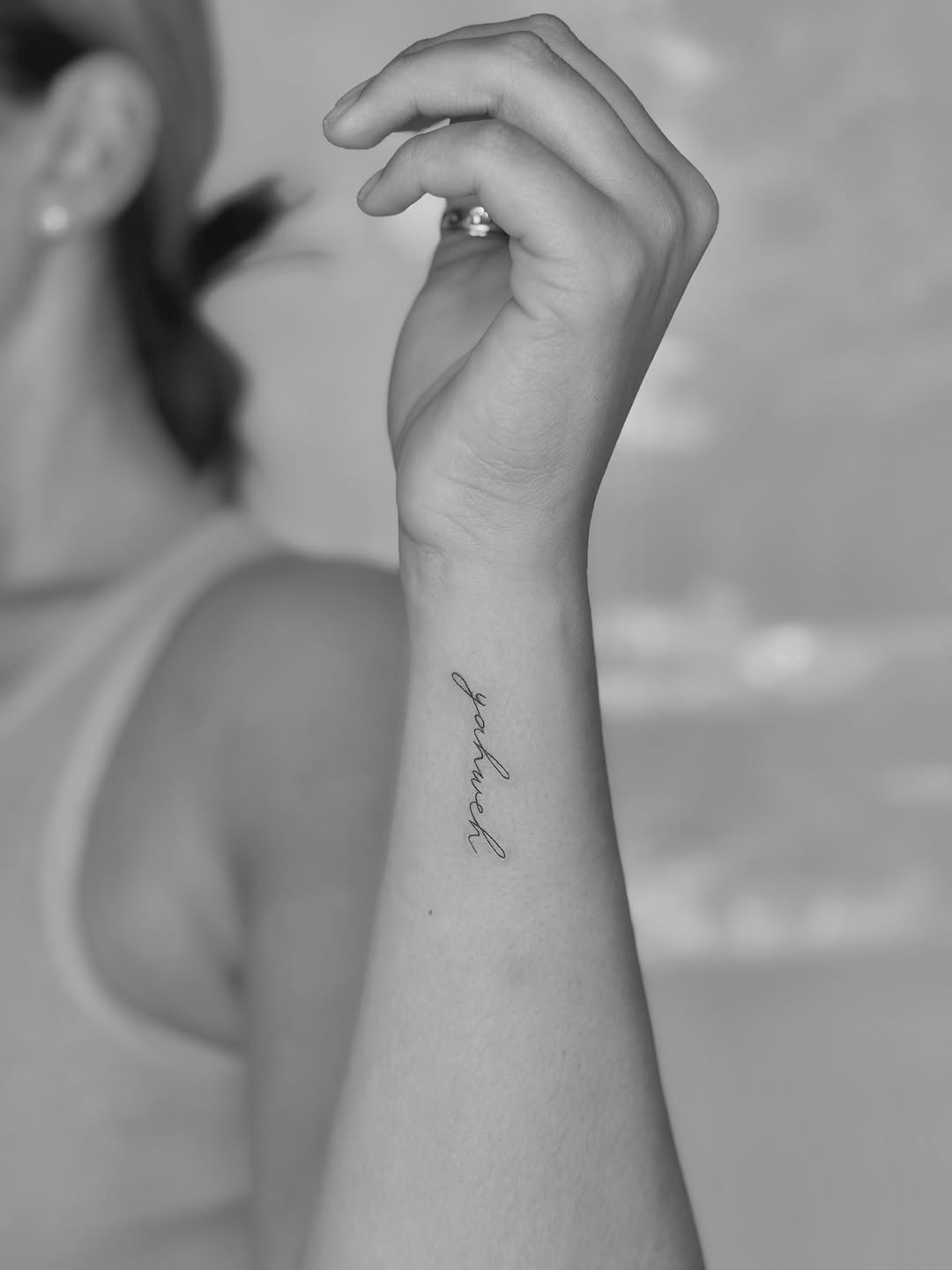 Tattoo by @starofdreams.tatt — lettering_script, fine_line