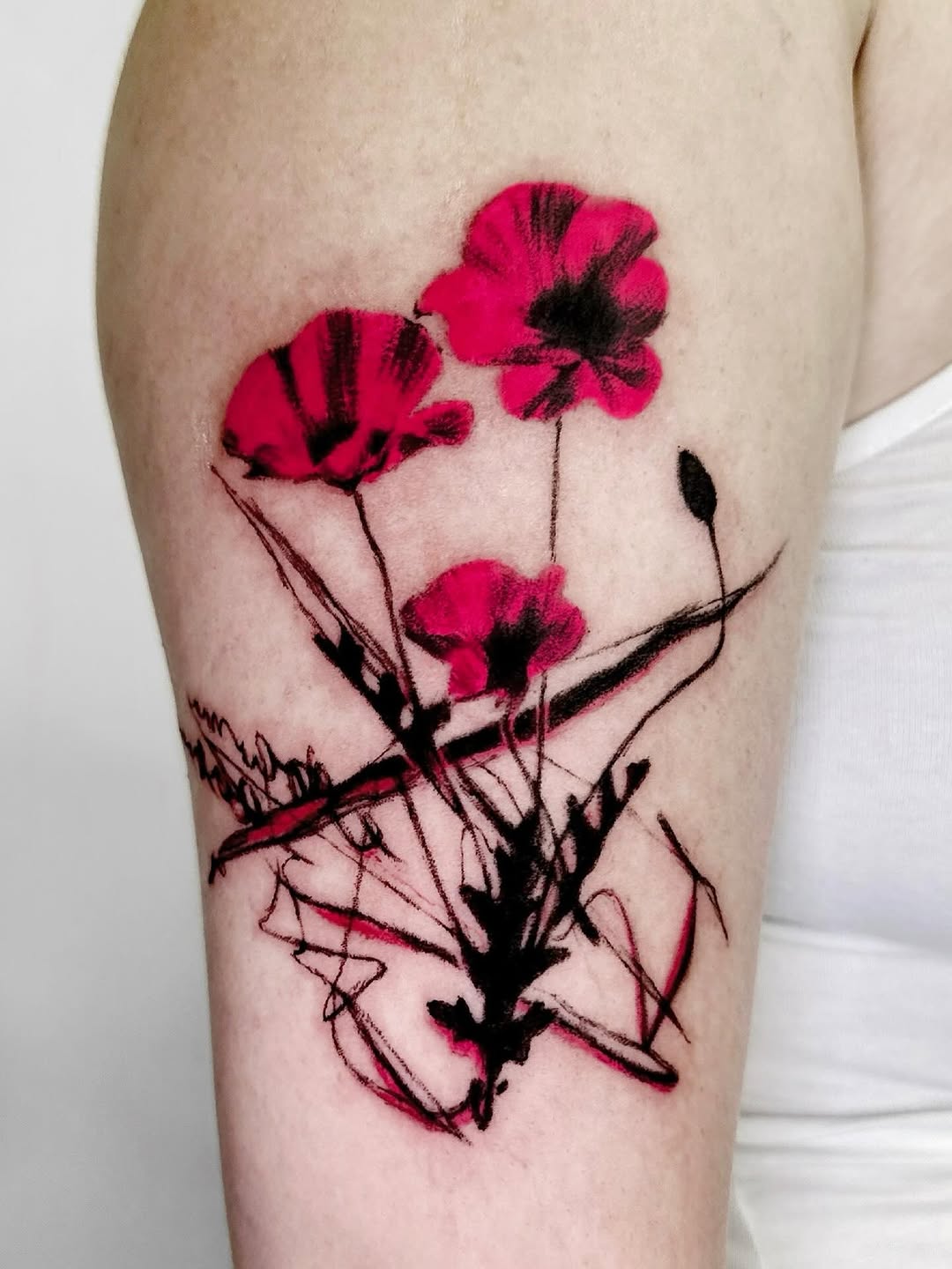 Tattoo by @effacermonexistence — trash_polka, illustrative