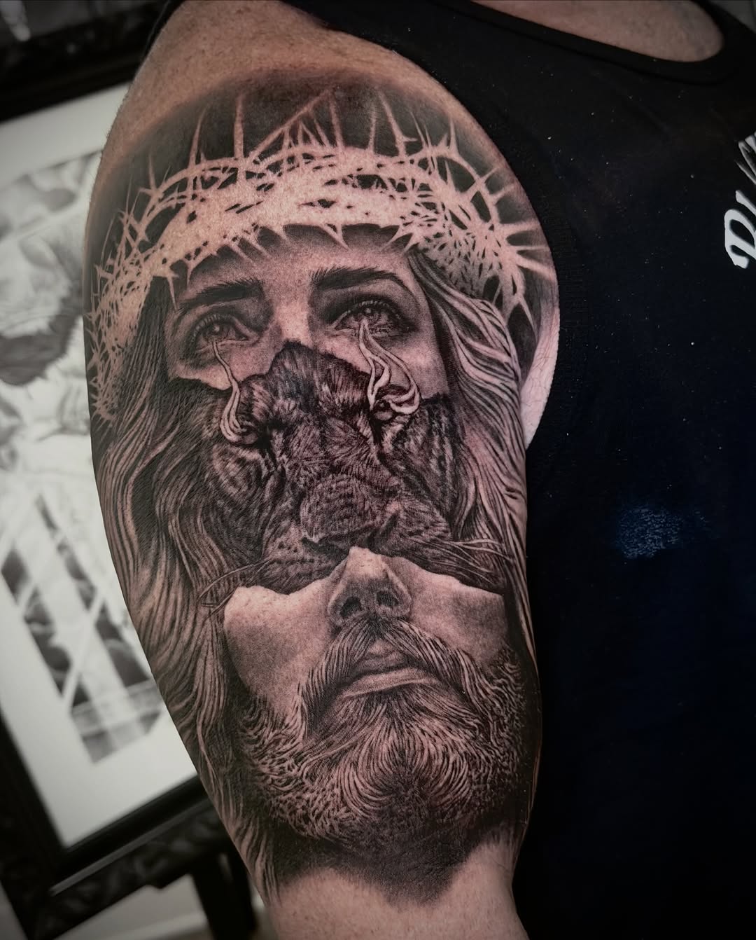 Tattoo by @shanesmith_ink โ realism, black_and_grey