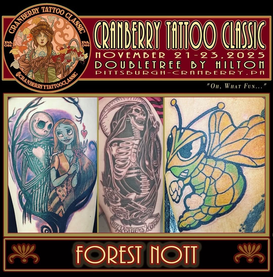 Tattoo by @forestnotttattoo — new_school, black_and_grey