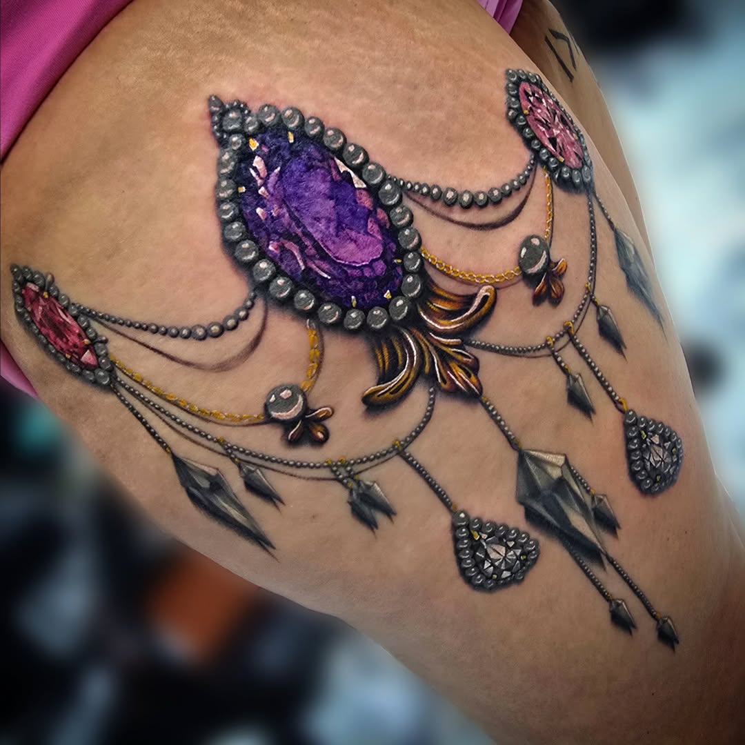 Tattoo by @zalanaxink โ realism, ornamental