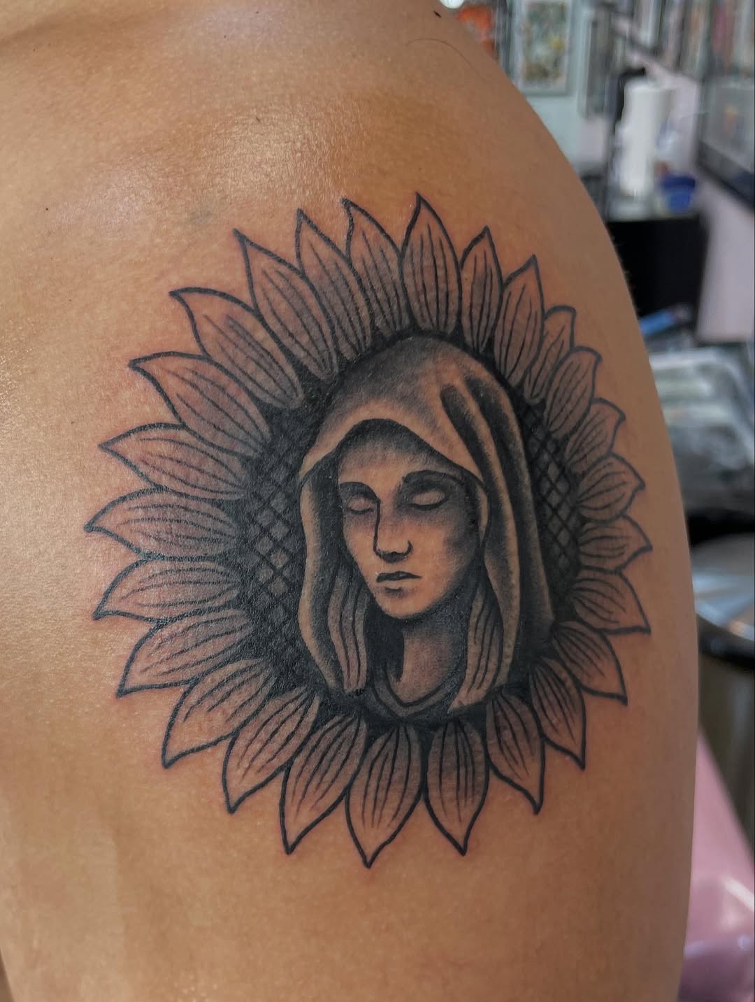 Tattoo by @sethgriffintattoo — black_and_grey, realism