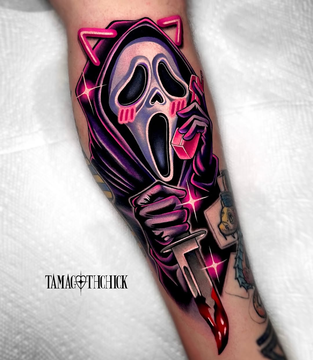 Tattoo by @tamagothchick β new_school