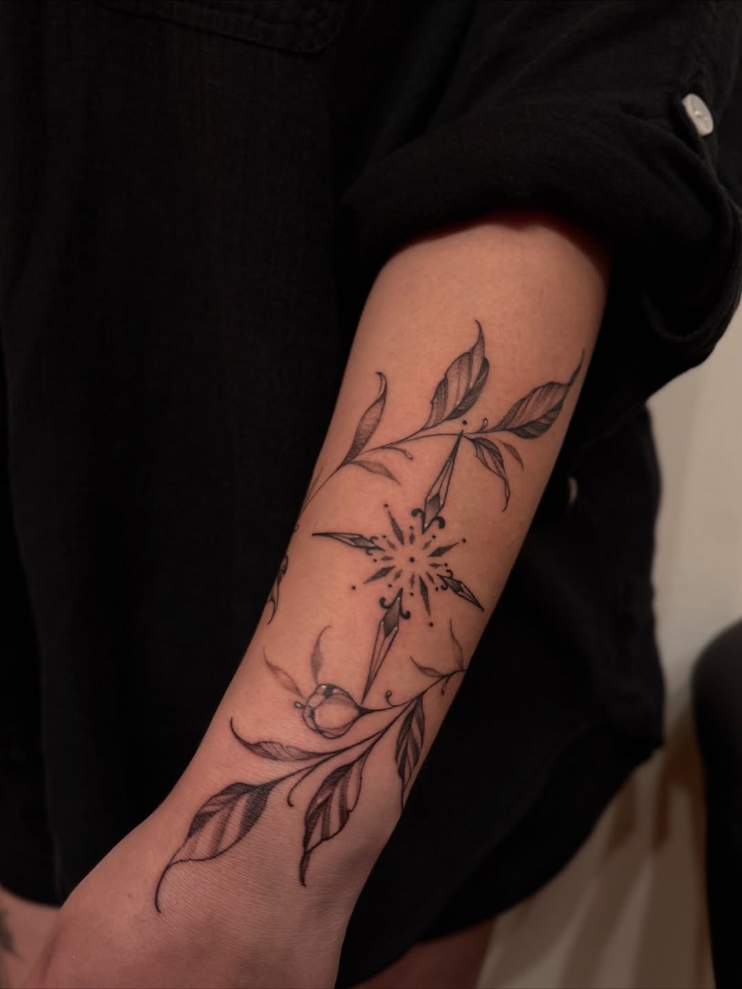 Tattoo by @morrisontattooer — fine_line, ornamental
