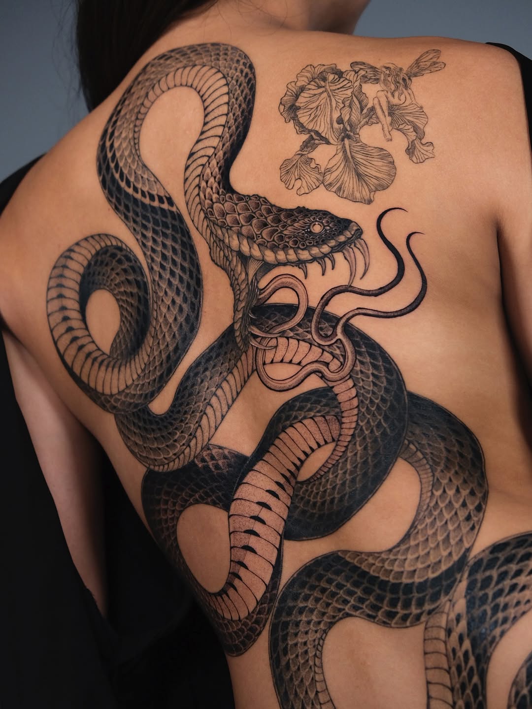 Tattoo by @bayun.tattoos โ black_and_grey, realism