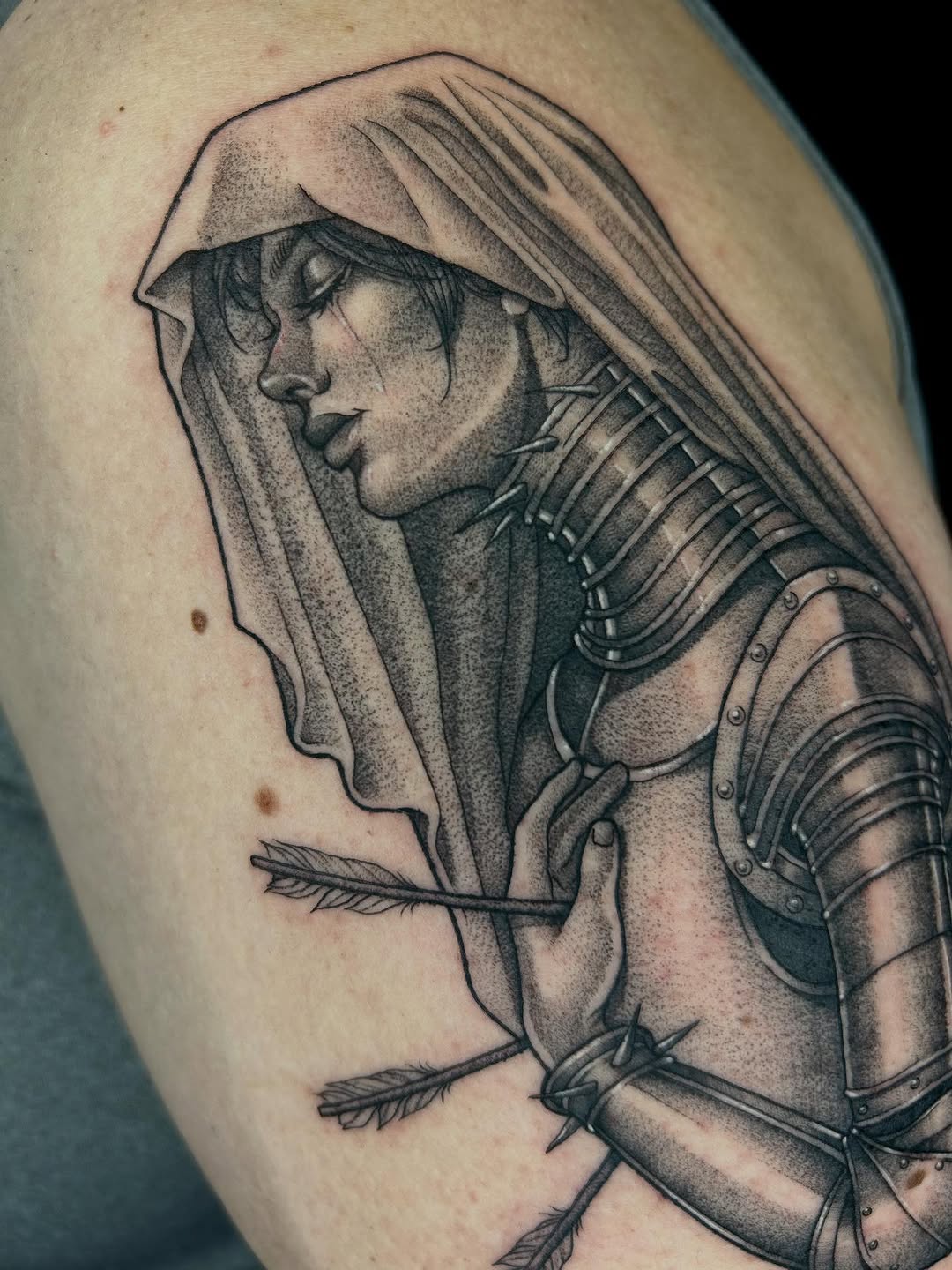 Tattoo by @frostyflakes.ink — realism, black_and_grey