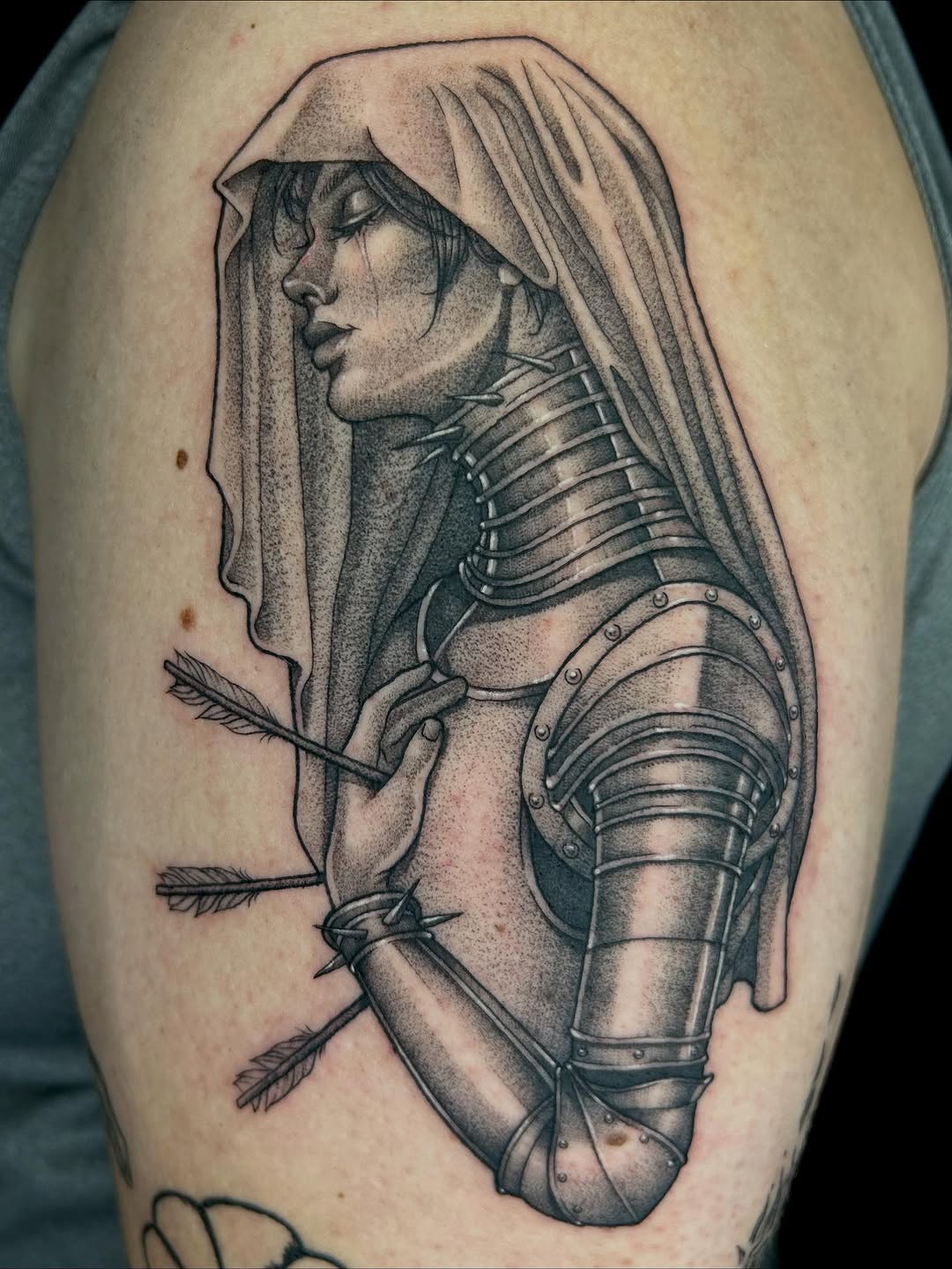 Tattoo by @frostyflakes.ink — black_and_grey, realism