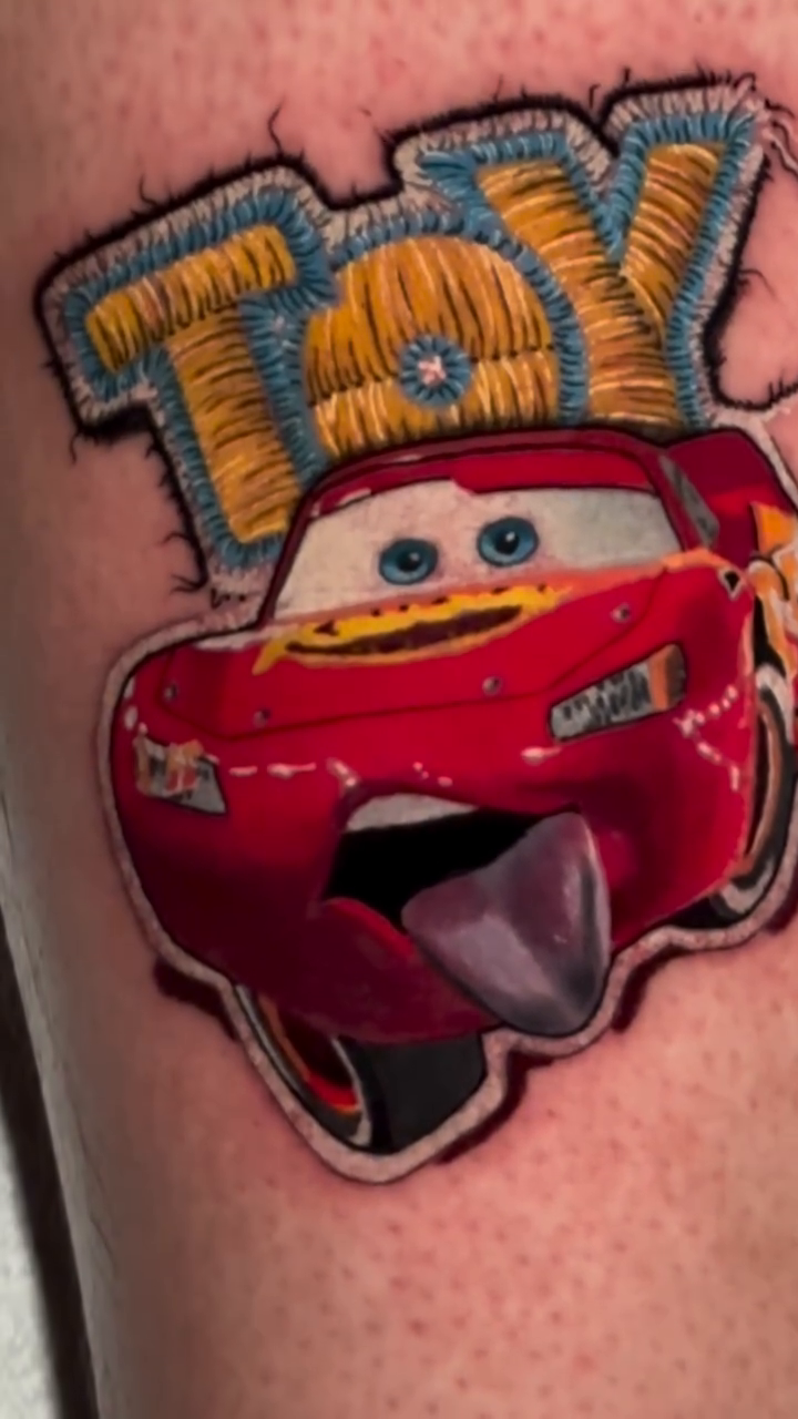 Tattoo by @exzavior__ — new_school, anime