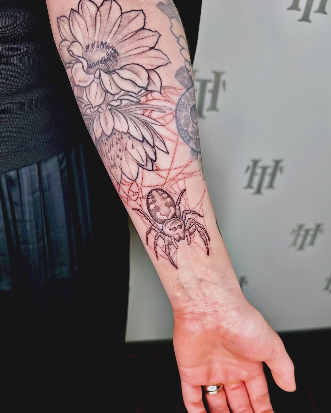 Tattoo by @therubygore โ black_and_grey, fine_line