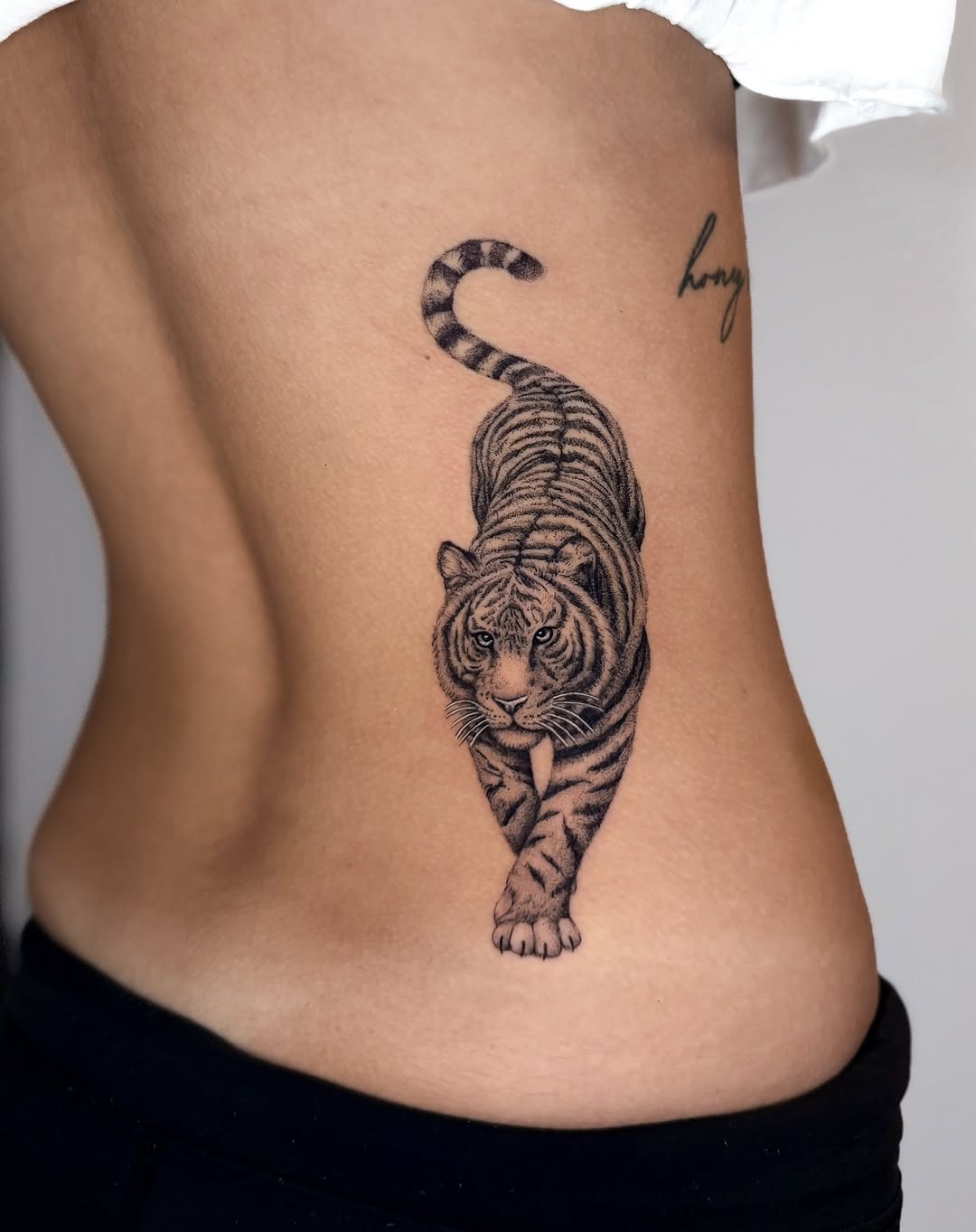 Tattoo by @nickyrose.tattoos โ realism, black_and_grey