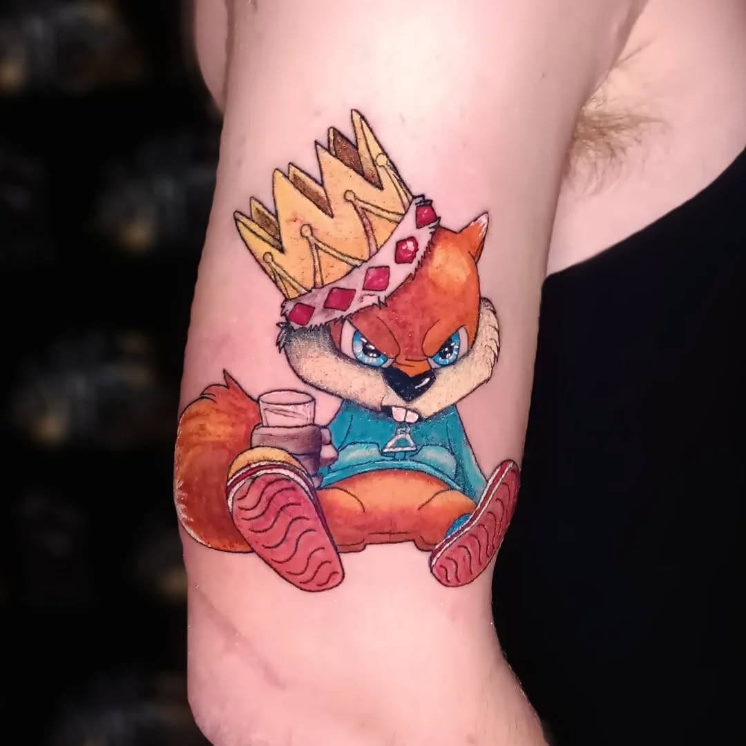 Tattoo by @ink.tron — new_school, anime