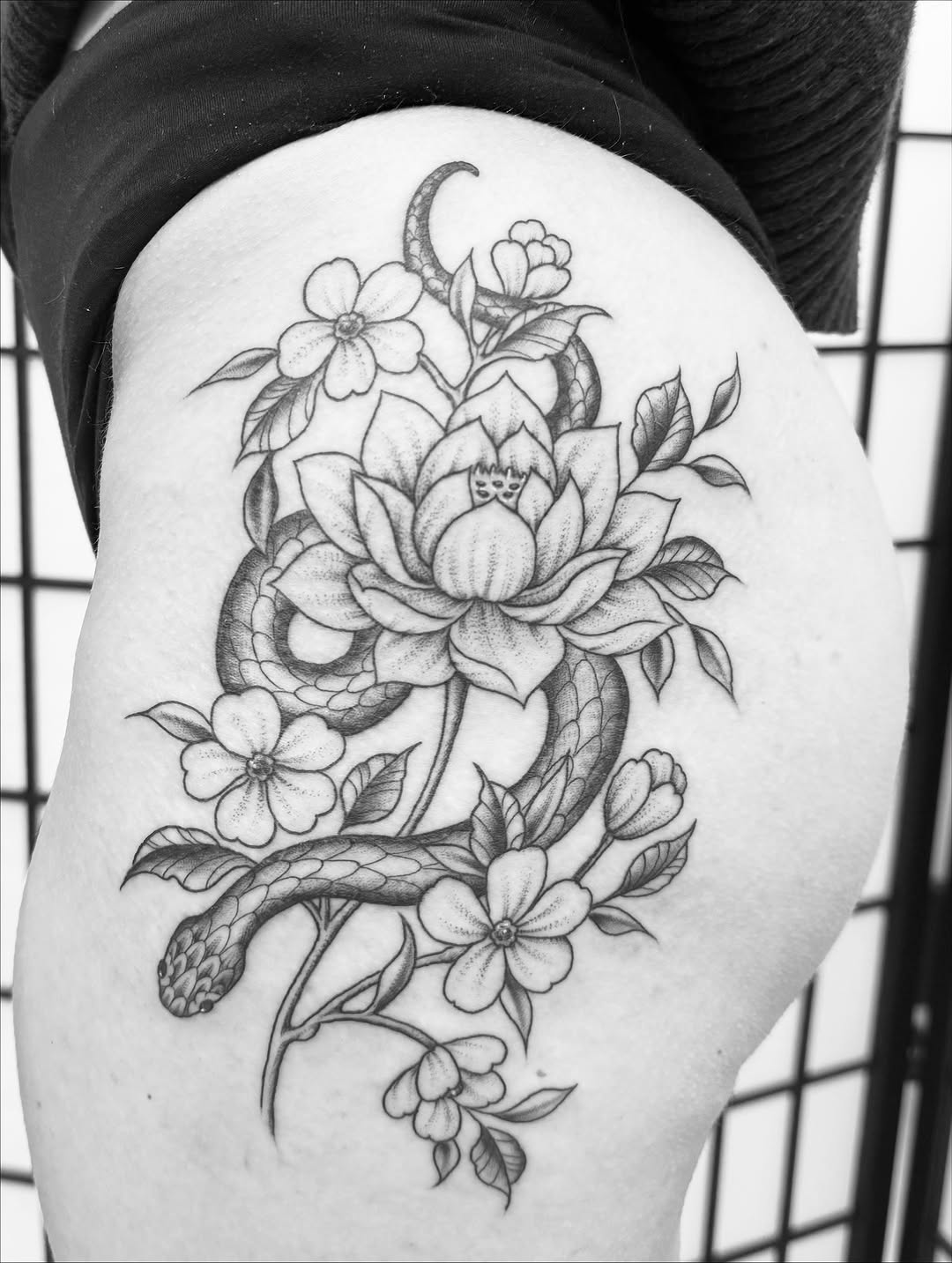 Tattoo by @blackworkboston — black_and_grey, realism