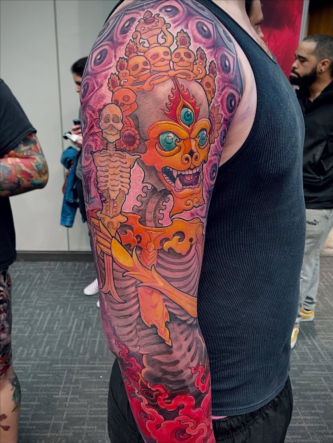 Tattoo by @dominicktattoo — japanese_irezumi, black_and_grey