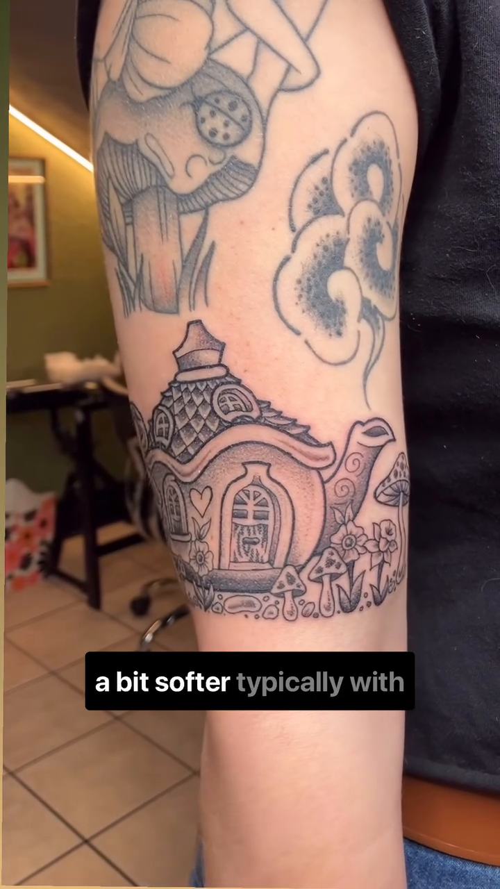 Tattoo by @raemarieshaktiii — black_and_grey, realism
