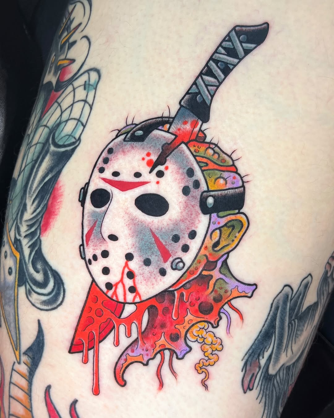 Tattoo by @curtbaer — american_traditional, neo_traditional