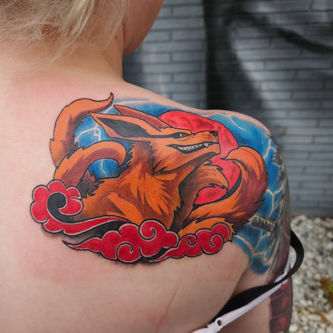 Tattoo by @mitchprestontattoos โ anime, new_school