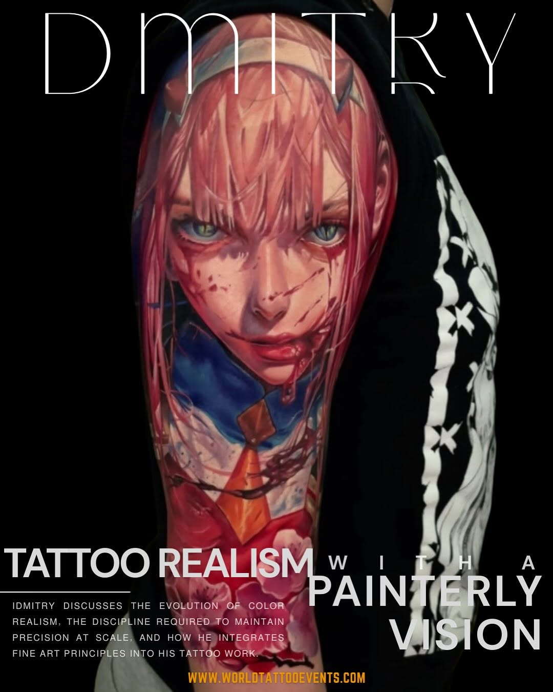 Tattoo by @dparamonov — realism, anime