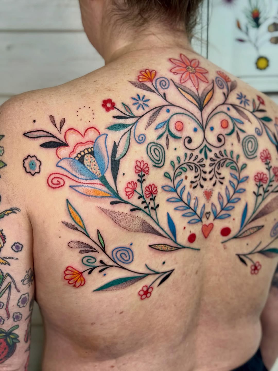 Tattoo by @muridiana — illustrative, watercolor