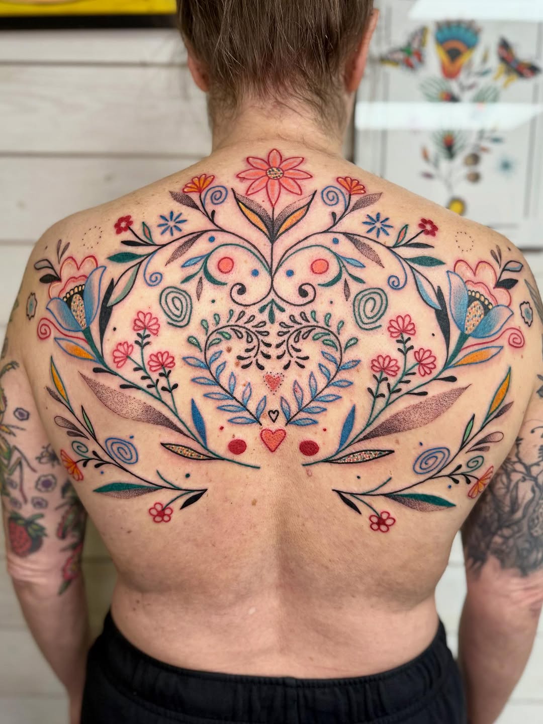 Tattoo by @muridiana — ornamental, fine_line