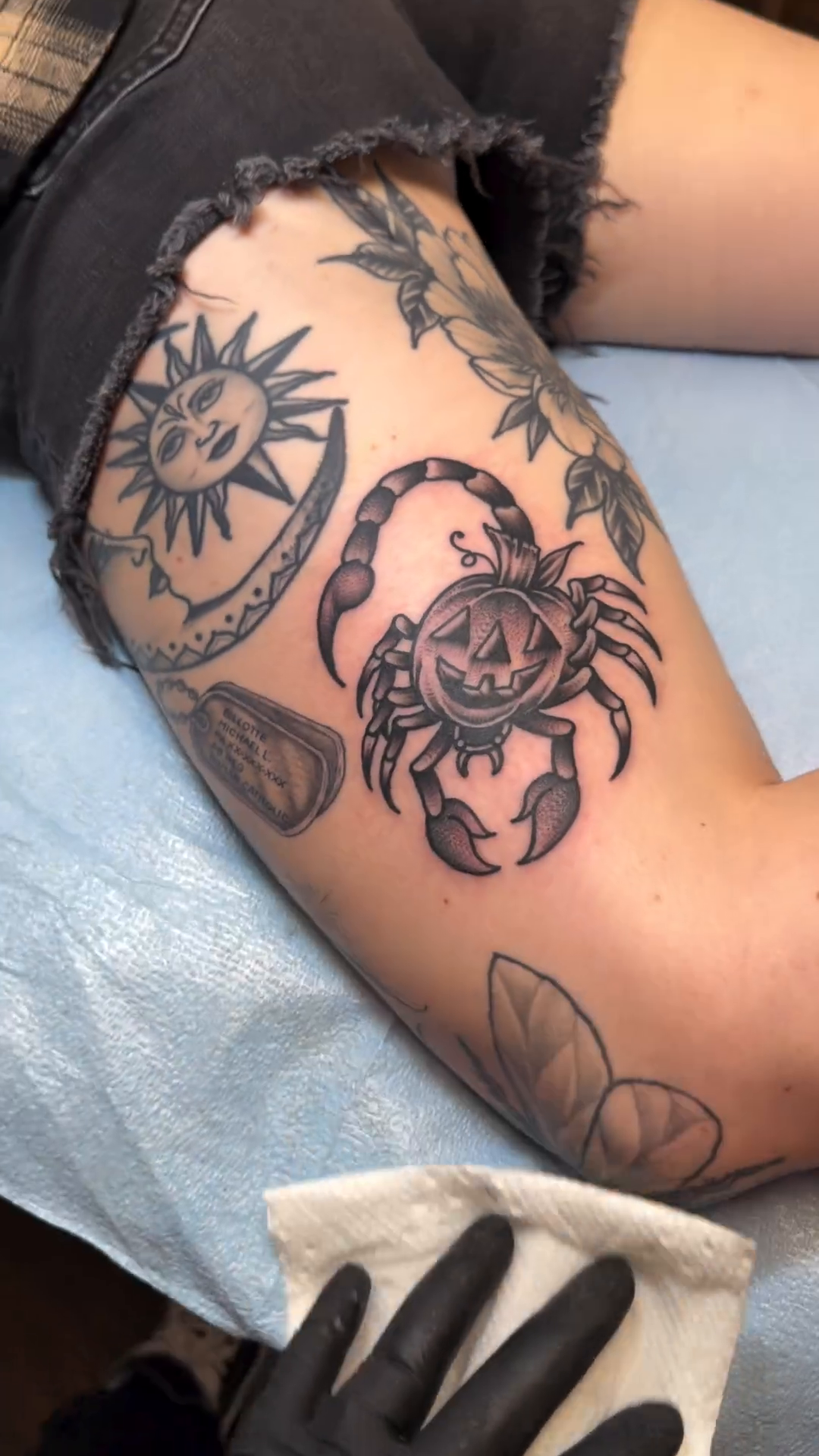 Tattoo by @troymorttattooer — black_and_grey