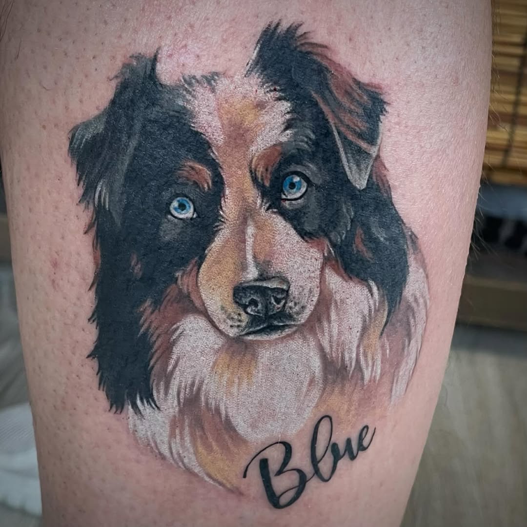 Tattoo by @darkwood.tattoos — realism, lettering_script