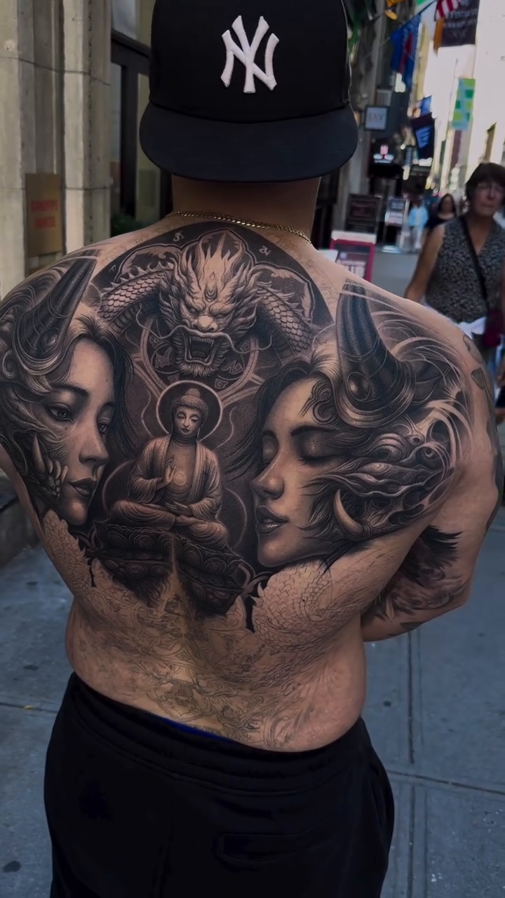 Tattoo by @sumok_tattoo β black_and_grey, illustrative