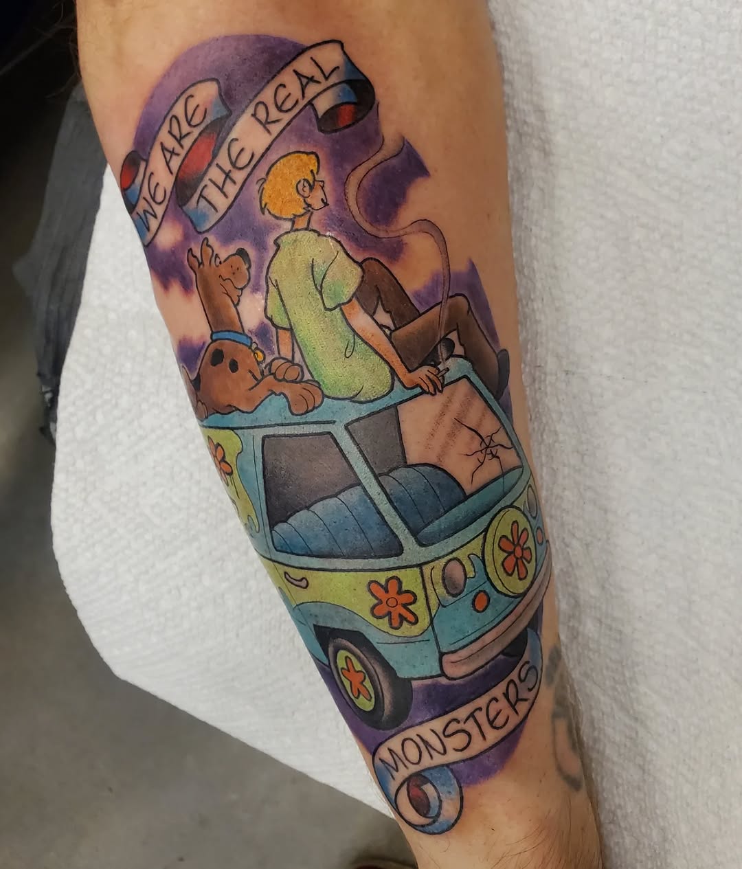 Tattoo by @katy_did_it โ new_school, anime