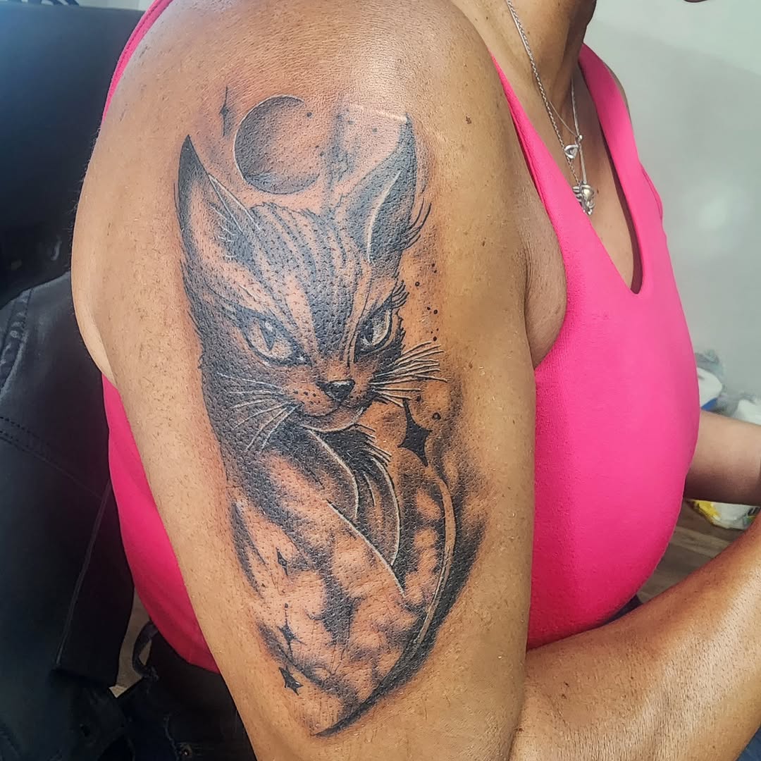 Tattoo by @conwaythetattooer — realism, black_and_grey