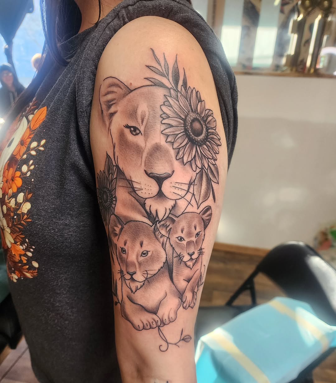Tattoo by @conwaythetattooer — realism, black_and_grey