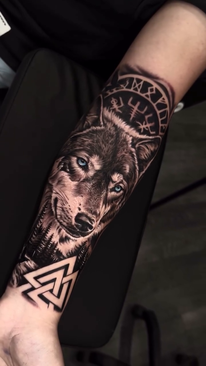 Tattoo by @inkblessed.tattoo β realism, black_and_grey