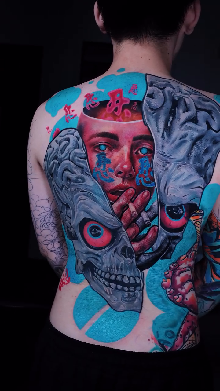 Tattoo by @yoshi.theink β realism, trash_polka