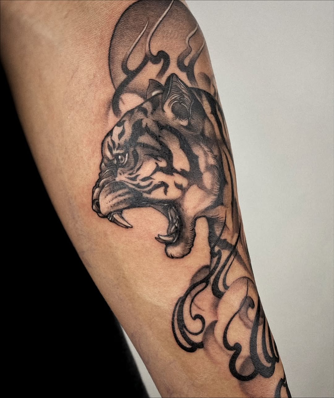 Tattoo by @august_tattooer โ realism, black_and_grey