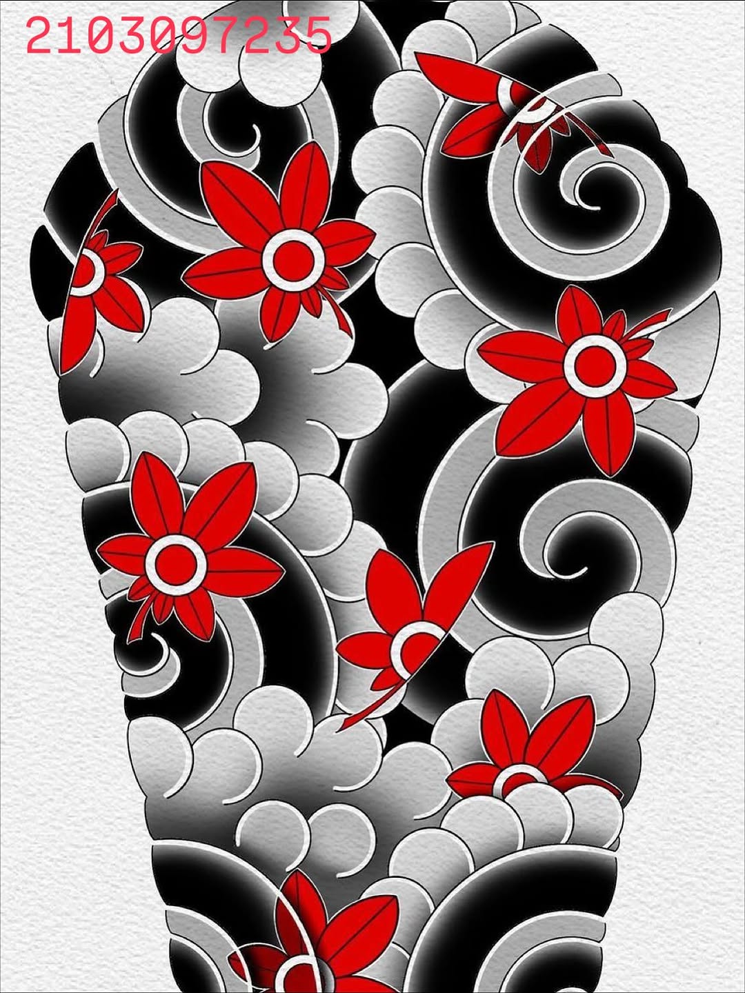 Tattoo by @lulutatt2s — japanese_irezumi, black_and_grey