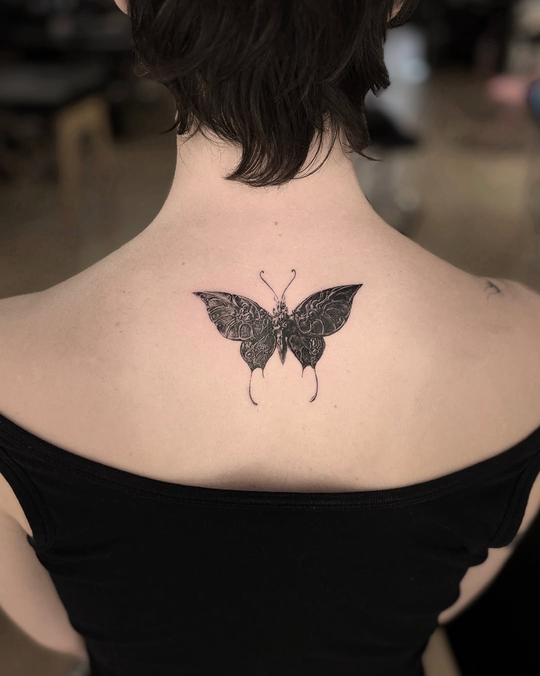 Tattoo by @dasom_real — black_and_grey, ornamental