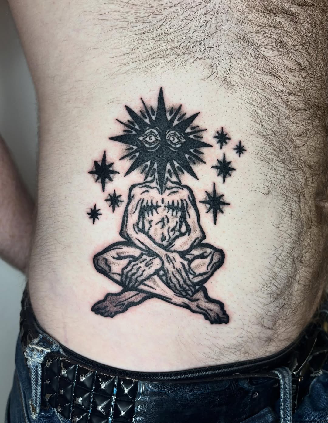Tattoo by @grattooland — blackwork, illustrative