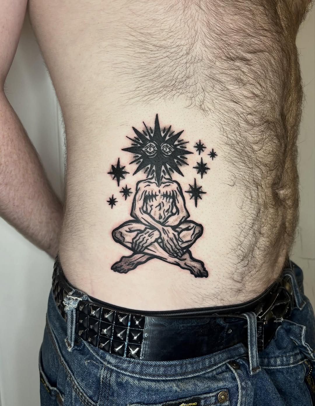 Tattoo by @grattooland — blackwork, ignorant