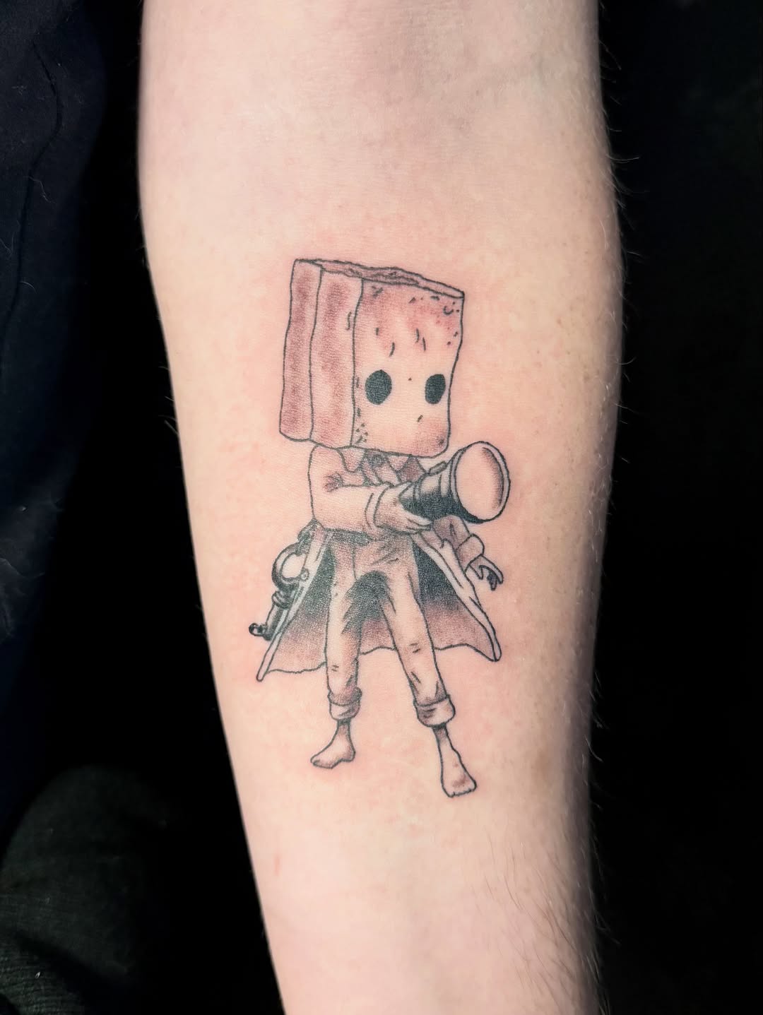 Tattoo by @gothcat.ink β illustrative, black_and_grey