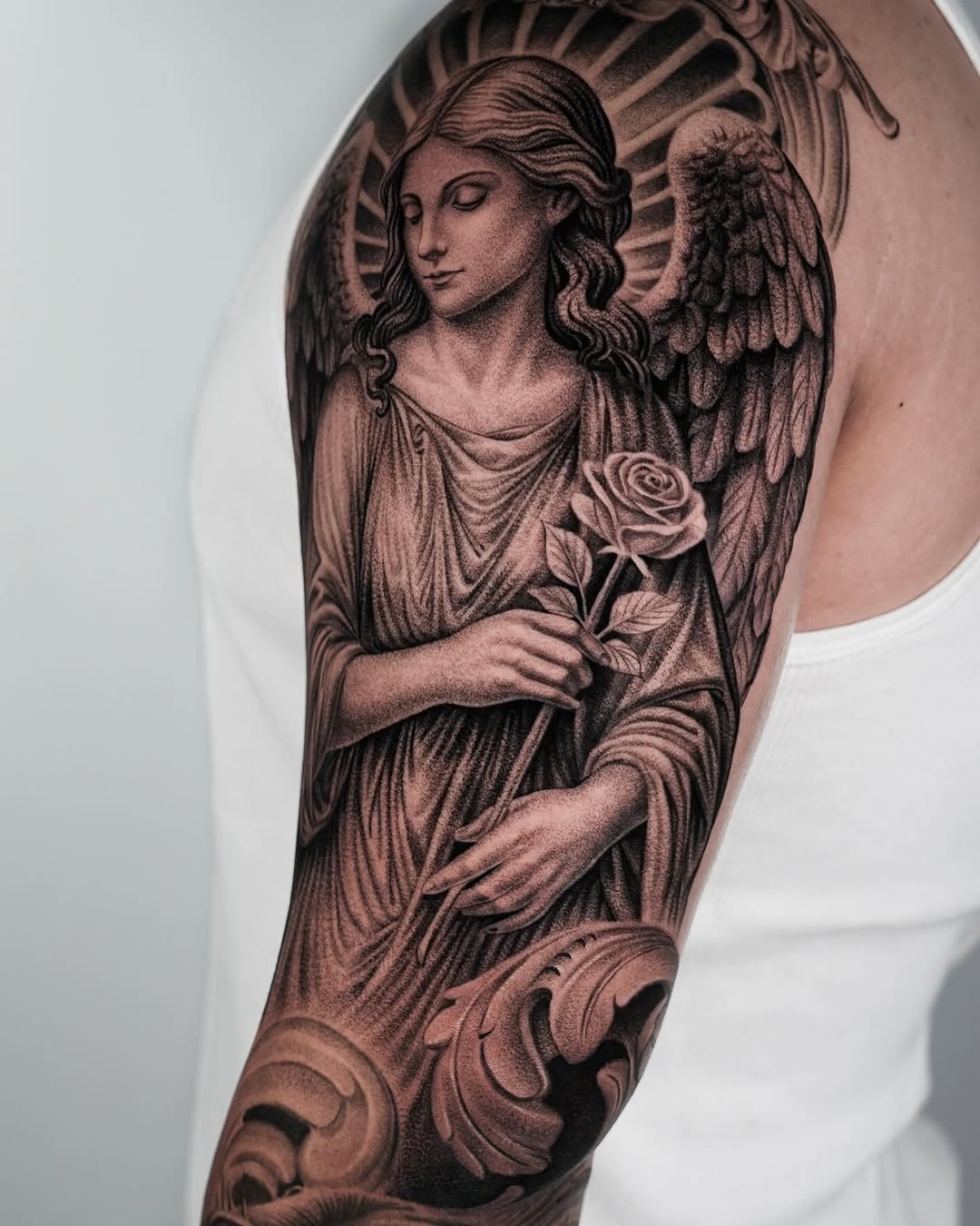 Tattoo by @henry_tatts — realism, black_and_grey