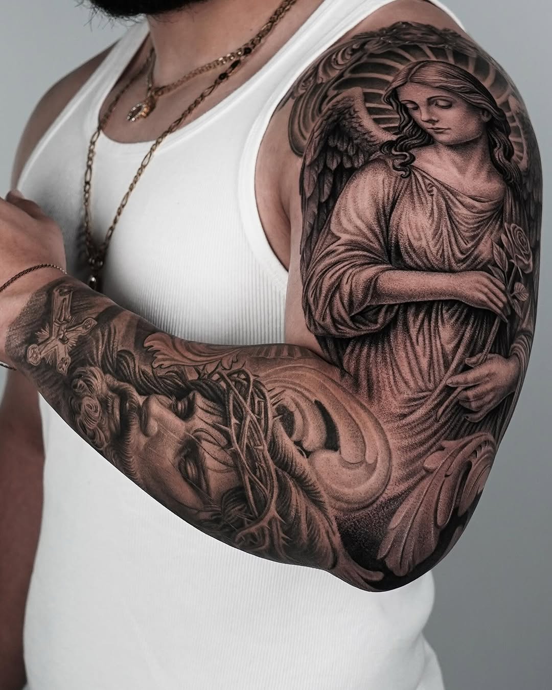 Tattoo by @henry_tatts — black_and_grey, realism