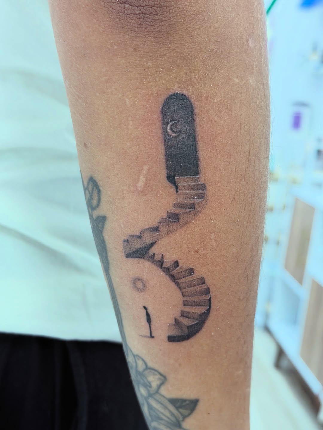 Tattoo by @amandanicole_ink — black_and_grey
