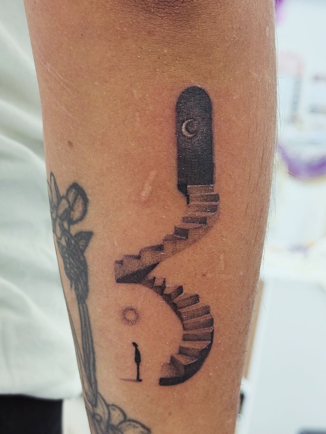 Tattoo by @amandanicole_ink — black_and_grey