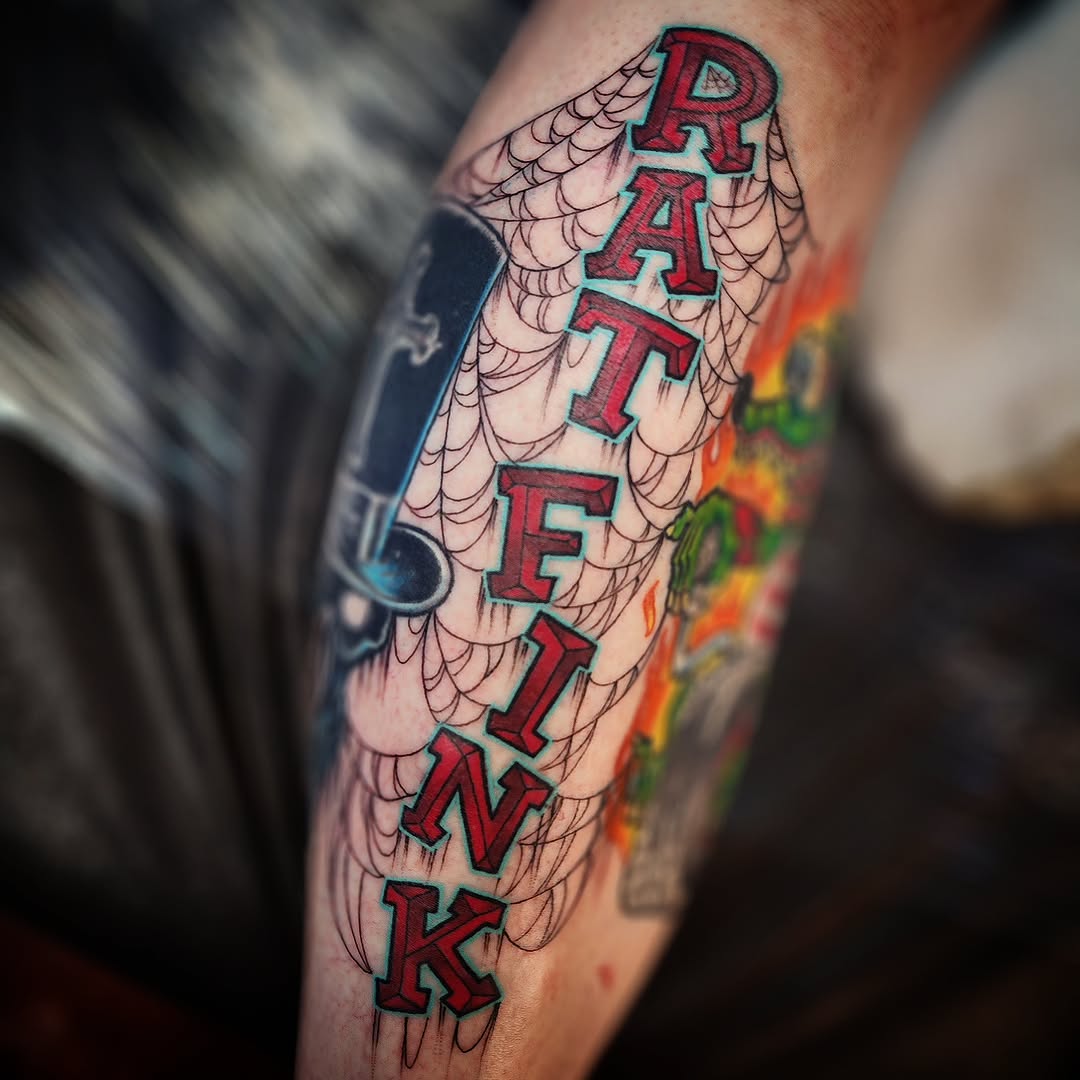 Tattoo by @danieljapaniel — lettering_script, american_traditional