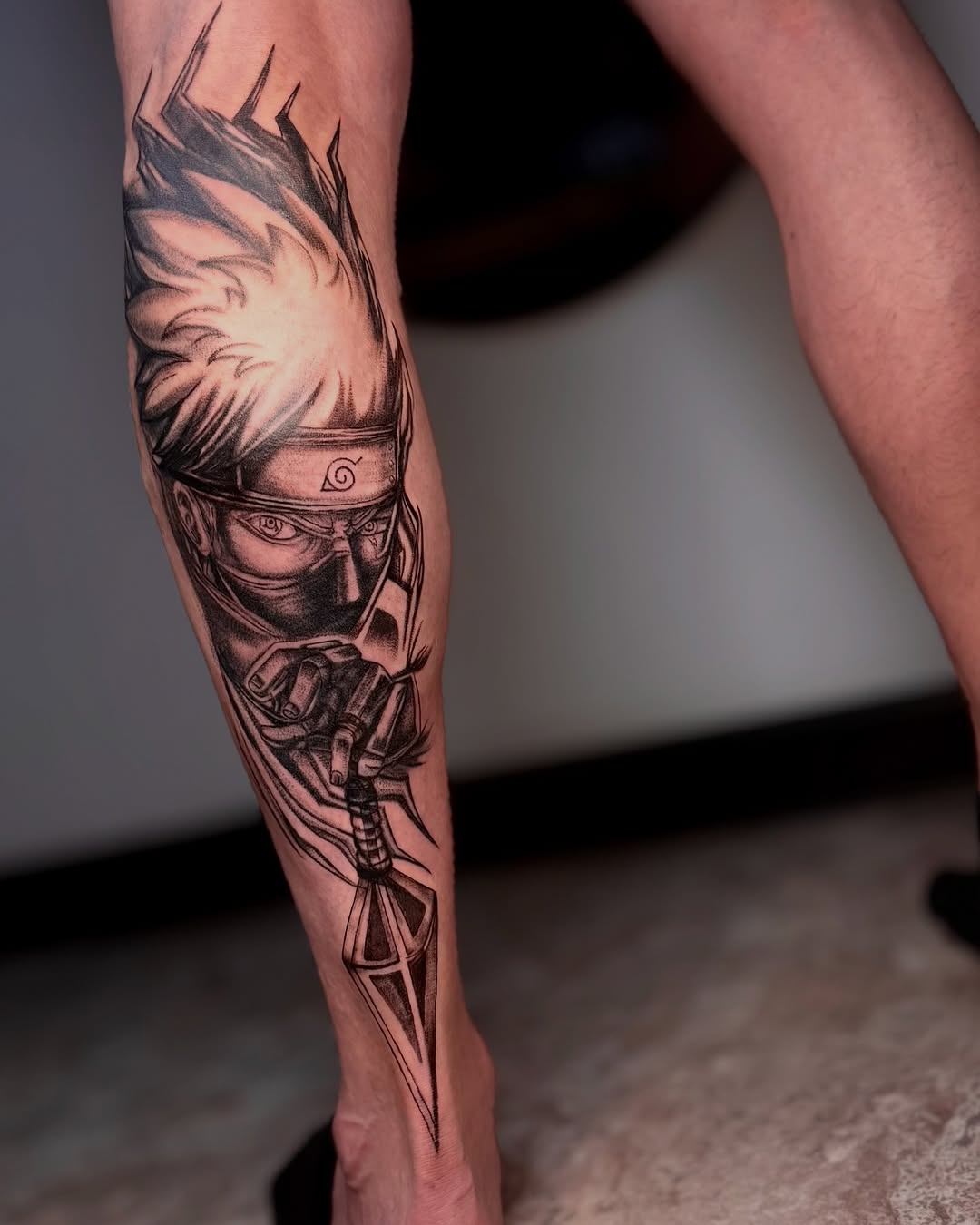 Tattoo by @monk_tattooart — realism, black_and_grey