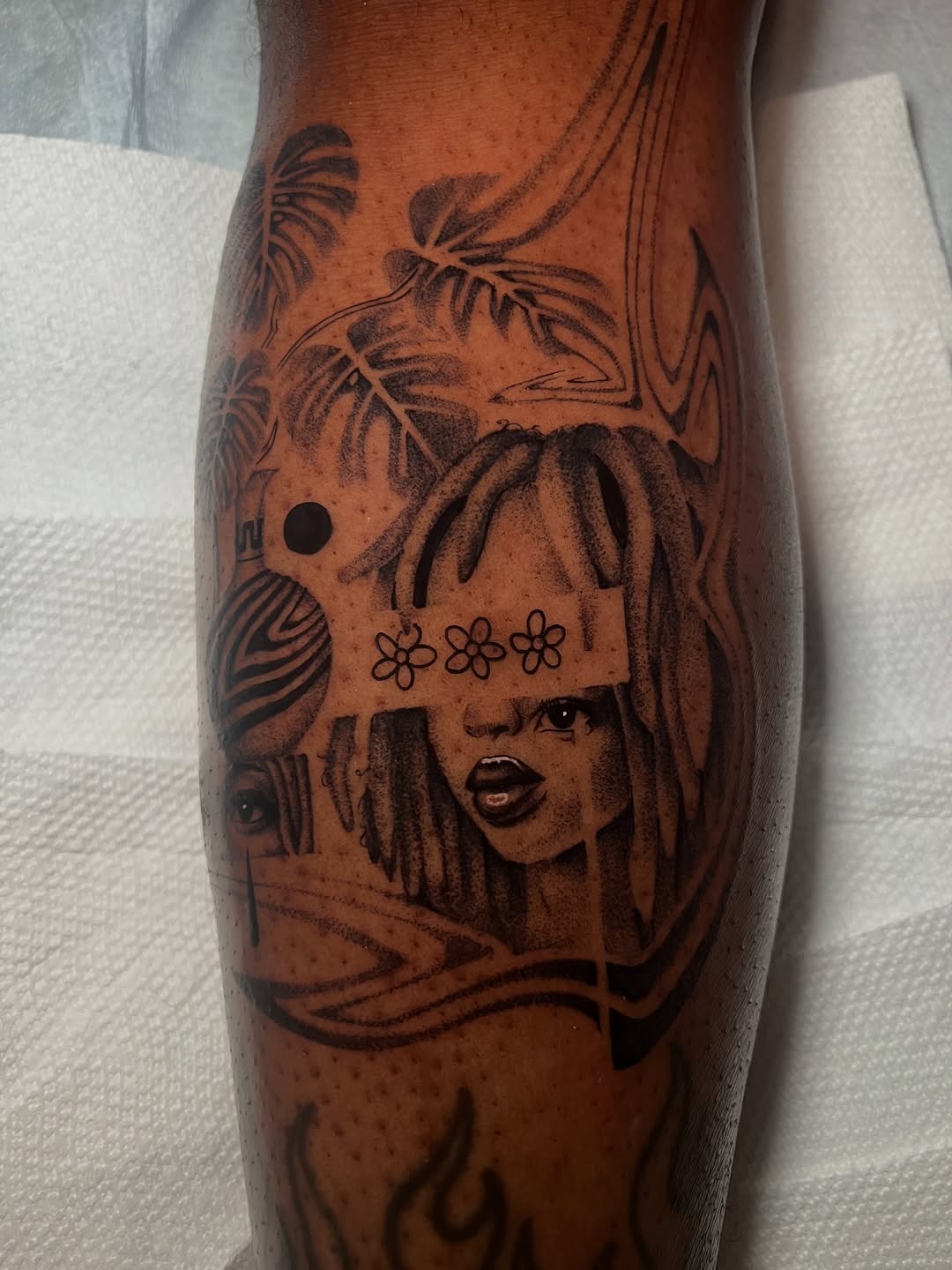 Tattoo by @smokesart — black_and_grey, illustrative