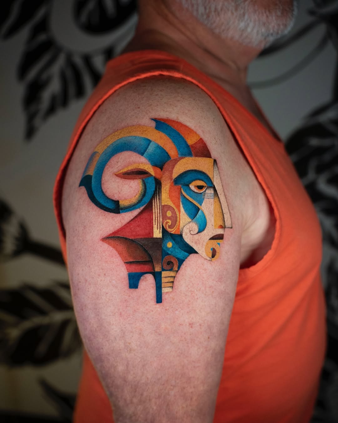 Tattoo by @bl.ink_tattooer — geometric, realism