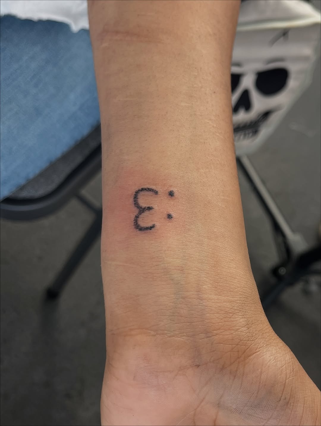 Tattoo by @hanadoeseverything — lettering_script, minimalist