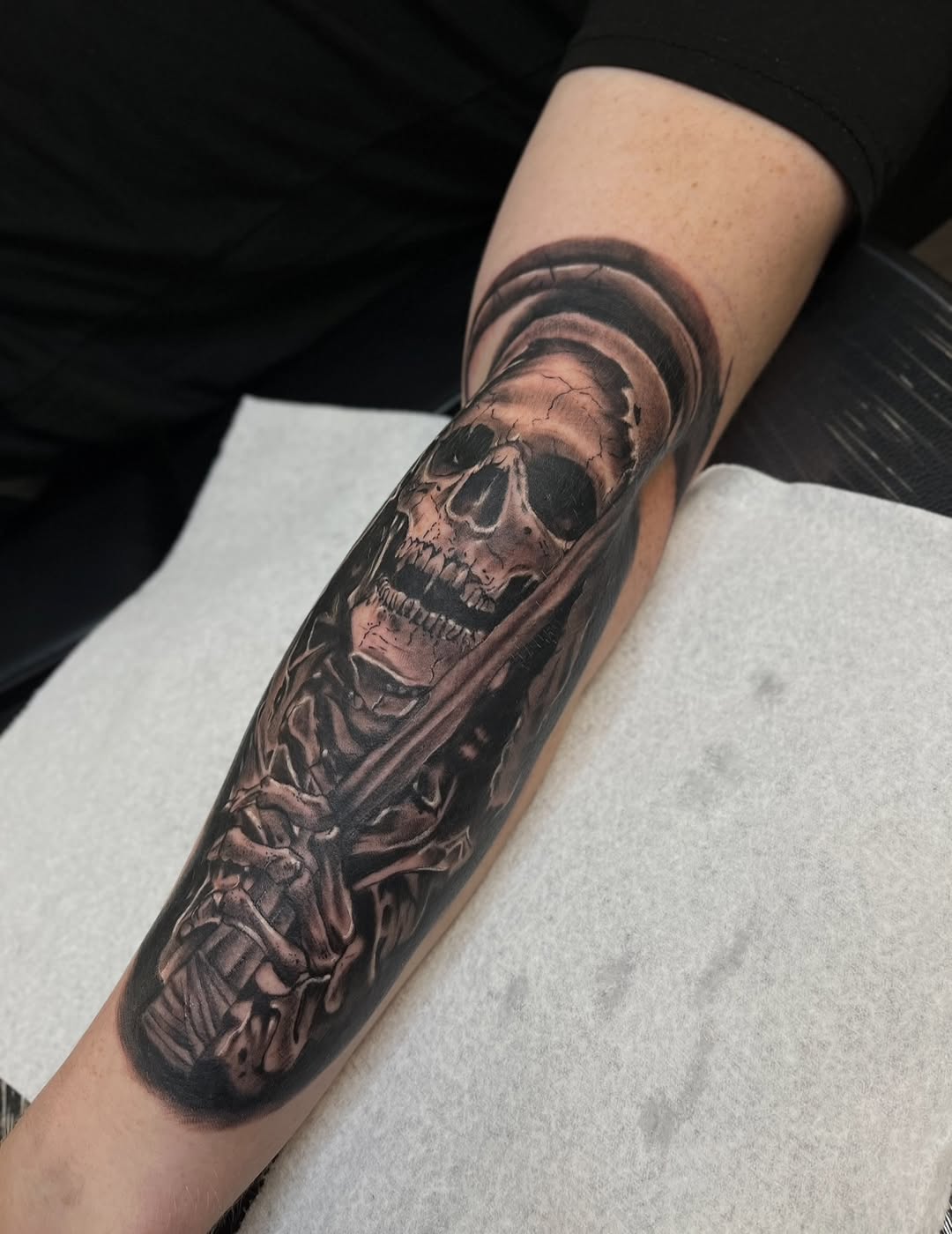 Tattoo by @tattooedbyjake — realism, black_and_grey
